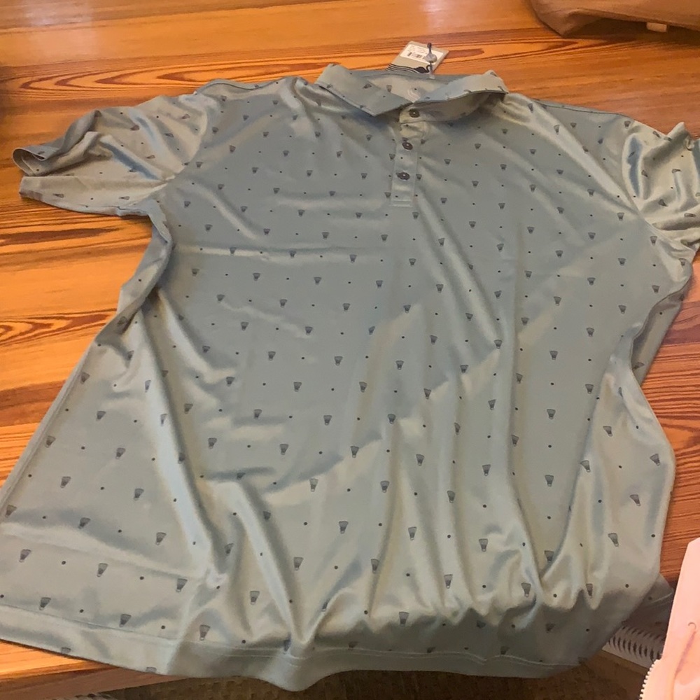 Swannie Green Golf Shirt